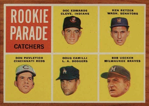 1962 Topps #594 Bob Uecker Rookie Card