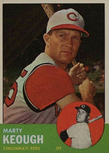 1963 Topps #21 Marty Keough Baseball Card
