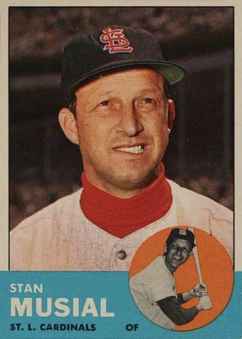 1963 Topps #250 Stan Musial Baseball Card