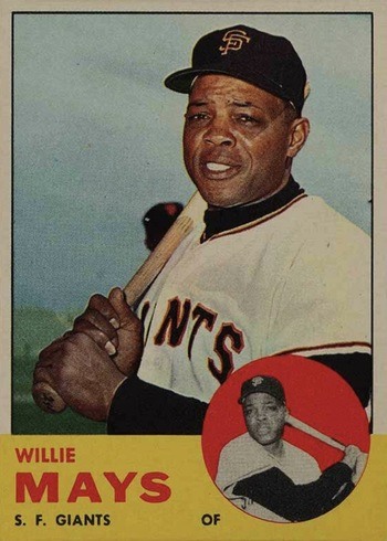 1963 Topps #300 Willie Mays Baseball Card