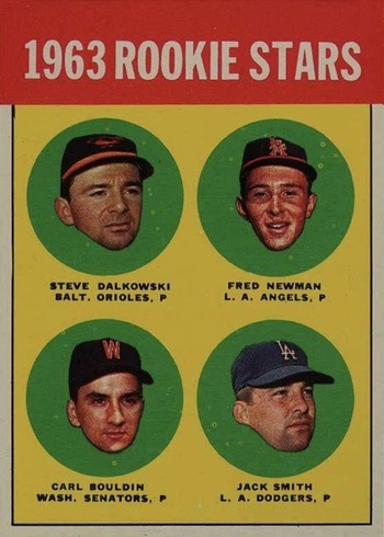 1963 Topps #496 Rookie Stars Baseball Card