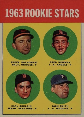 1963 Topps #496 Rookie Stars Baseball Card 1963 Topps #496 Rookie Stars Baseball Card