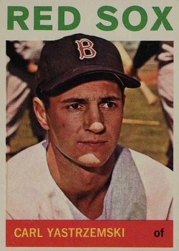 1964 Topps #210 Carl Yastrzemski Baseball Card 1964 Topps #210 Carl Yastrzemski Baseball Card