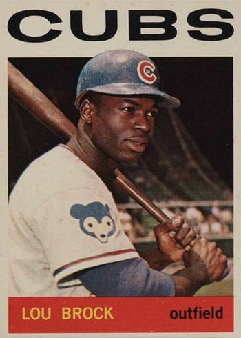 1964 Topps #29 Lou Brock Baseball Card