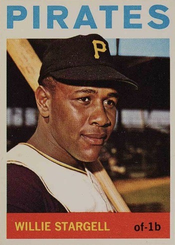 1964 Topps #342 Willie Stargell Baseball Card 1964 Topps #342 Willie Stargell Baseball Card