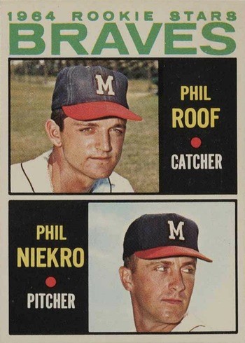 1964 Topps #541 Phil Niekro Rookie Card