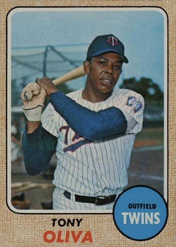 1968 Topps #165 Tony Oliva Baseball Card