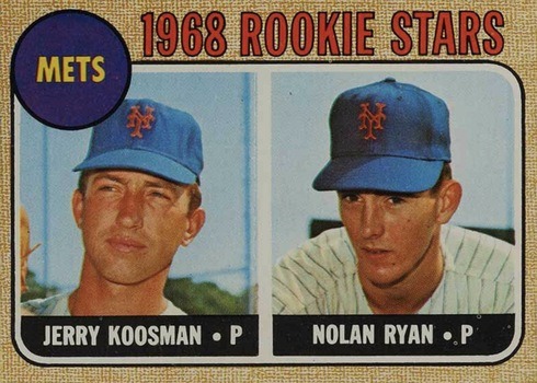 1968 Topps #177 Nolan Ryan Rookie Card 1968 Topps #177 Nolan Ryan Rookie Card