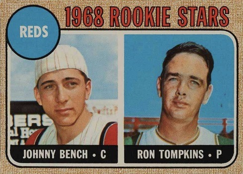 1968 Topps #247 Johnny Bench Rookie Card