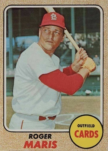 1968 Topps #330 Roger Maris Baseball Card