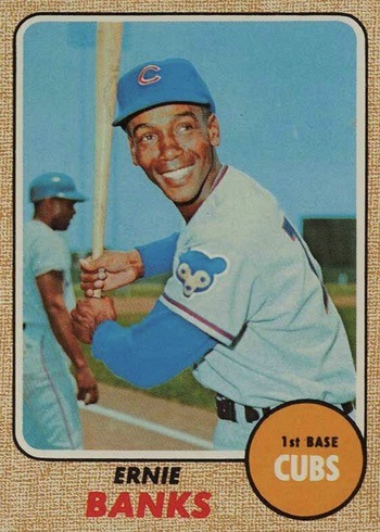 1968 Topps #355 Ernie Banks Baseball Card