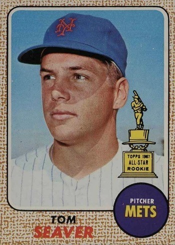 1968 Topps #45 Tom Seaver Baseball Card