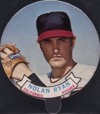 1972 Topps Candy Lids Nolan Ryan Baseball Card