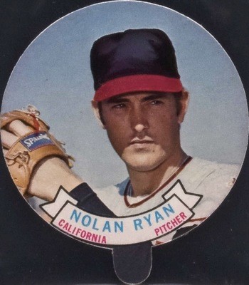 1972 Topps Candy Lids Nolan Ryan Baseball Card 1972 Topps Candy Lids Nolan Ryan Baseball Card