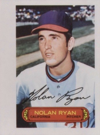 1973 Topps Pin-Ups Nolan Ryan Baseball Card
