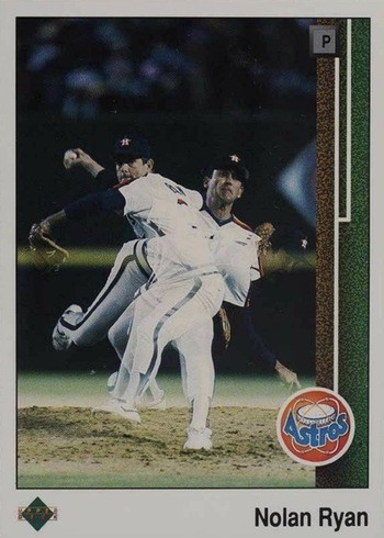 1989 Upper Deck #145 Nolan Ryan Baseball Card 1989 Upper Deck #145 Nolan Ryan Baseball Card