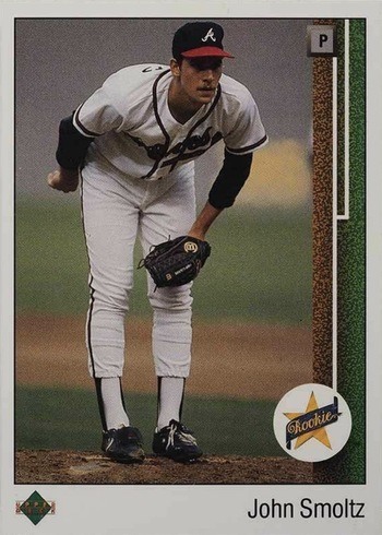 1989 Upper Deck #17 John Smoltz Rookie Card 1989 Upper Deck #17 John Smoltz Rookie Card