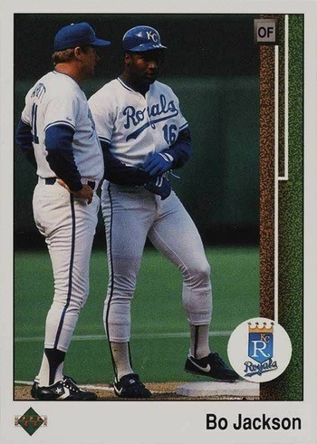 1989 Upper Deck #221 Bo Jackson Baseball Card 1989 Upper Deck #221 Bo Jackson Baseball Card