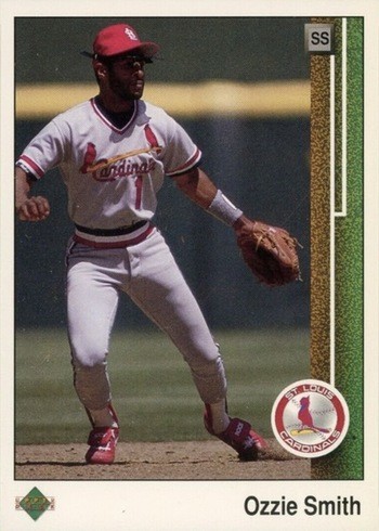 1989 Upper Deck #265 Ozzie Smith Baseball Card 1989 Upper Deck #265 Ozzie Smith Baseball Card
