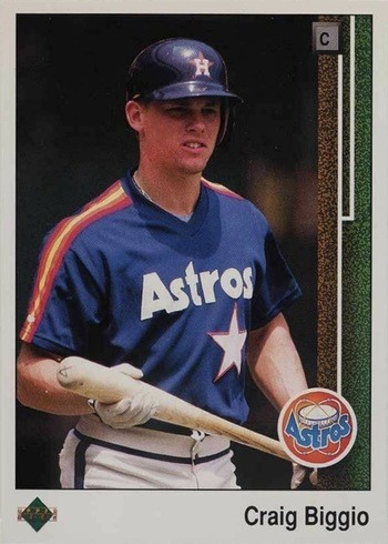1989 Upper Deck #273 Craig Biggio Rookie Card 1989 Upper Deck #273 Craig Biggio Rookie Card