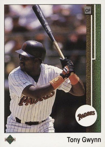 1989 Upper Deck #384 Tony Gwynn Baseball Card 1989 Upper Deck #384 Tony Gwynn Baseball Card