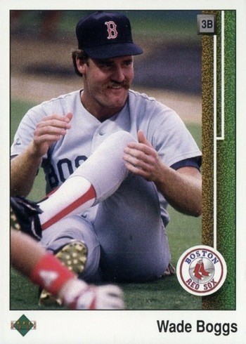 1989 Upper Deck #389 Wade Boggs 1989 Upper Deck #389 Wade Boggs
