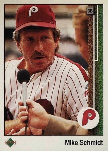 1989 Upper Deck #406 Mike Schmidt Baseball Card 1989 Upper Deck #406 Mike Schmidt Baseball Card