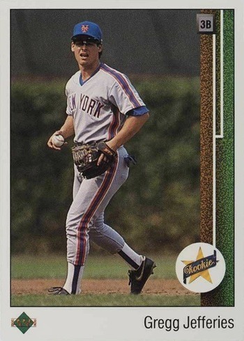 1989 Upper Deck #9 Gregg Jefferies Rookie Card 1989 Upper Deck #9 Gregg Jefferies Rookie Card