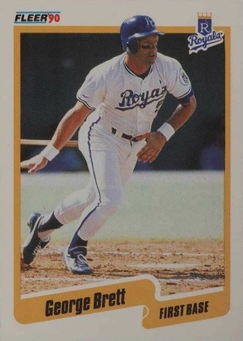 1990 Fleer #103 George Brett Baseball Card 1990 Fleer #103 George Brett Baseball Card