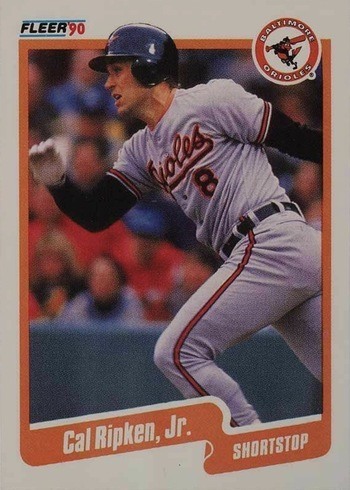 1990 Fleer #187 Cal Ripken Jr. Baseball Card 1990 Fleer #187 Cal Ripken Jr. Baseball Card