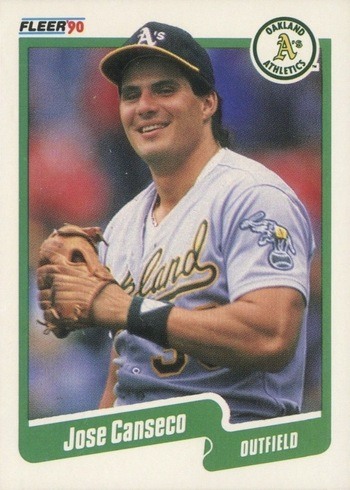 1990 Fleer #3 Jose Canseco Baseball Card 1990 Fleer #3 Jose Canseco Baseball Card