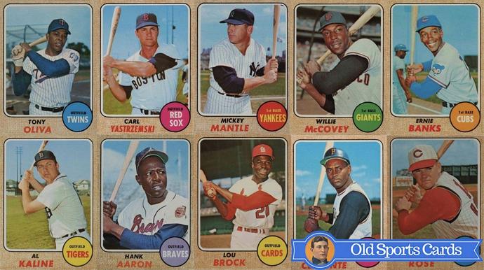 25 Most Valuable 1968 Topps Baseball Cards - Old Sports Cards