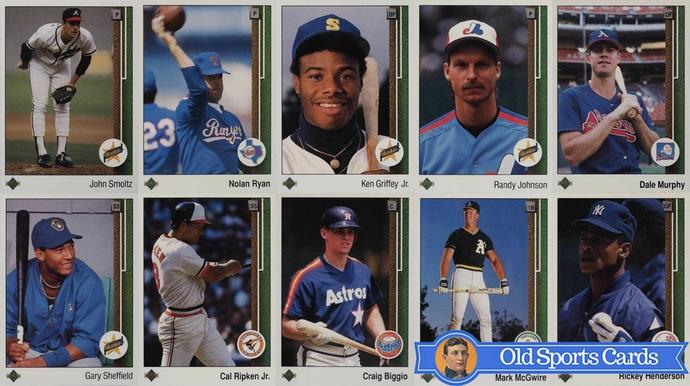 Most Valuable 1989 Upper Deck Baseball Cards