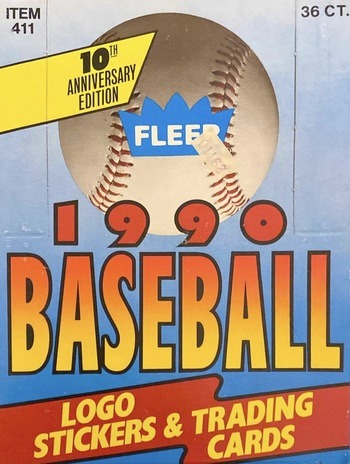 Unopened Box of 1990 Fleer Baseball Cards