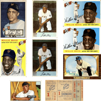 Willie Mays Baseball Cards Willie Mays Baseball Cards