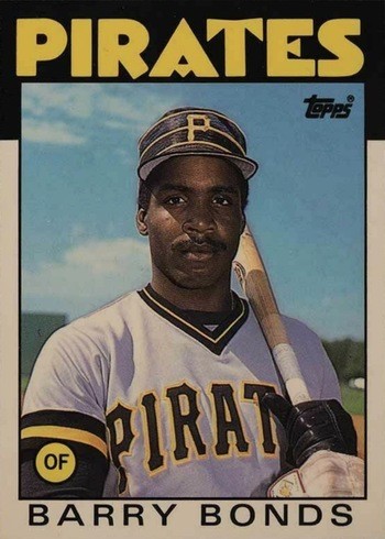 1986 Topps Traded Tiffany #11 Barry Bonds Rookie Card