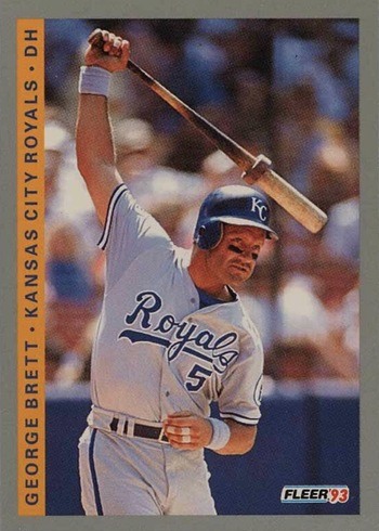 1993 Fleer #236 George Brett Baseball Card 1993 Fleer #236 George Brett Baseball Card