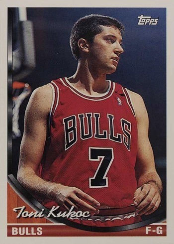 1993 Topps #316 Toni Kukoc Rookie Card 1993 Topps #316 Toni Kukoc Rookie Card