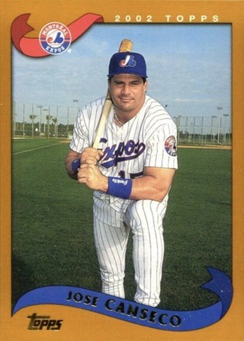 2002 Topps #435 Jose Canseco Baseball Card