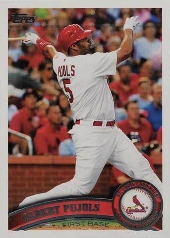 2011 Topps #100 Albert Pujols Baseball Card