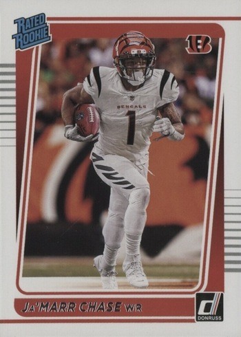 2021 Donruss #262 Ja'Marr Chase Rated Rookie Card
