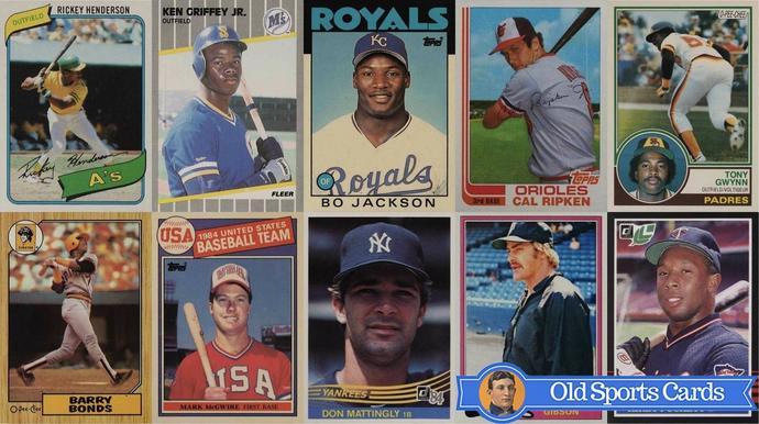 Most Baseball Cards - Old Sports