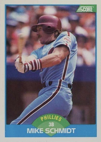 1989 Score #149 Mike Schmidt Baseball Card