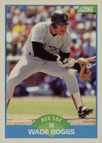 1989 Score #175 Wade Boggs Baseball Card