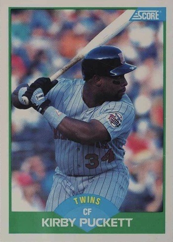 1989 Score #20 Kirby Puckett Baseball Card