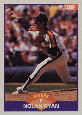1989 Score #300 Nolan Ryan Baseball Card