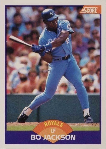 1989 Score #330 Bo Jackson Baseball Card