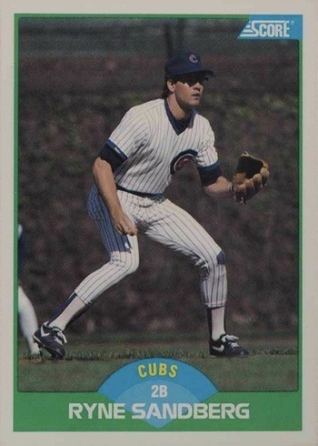 1989 Score #35 Ryne Sandberg Baseball Card