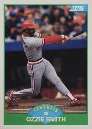 1989 Score #80 Ozzie Smith Baseball Card