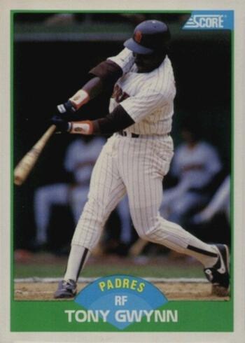1989 Score #90 Tony Gwynn Baseball Card